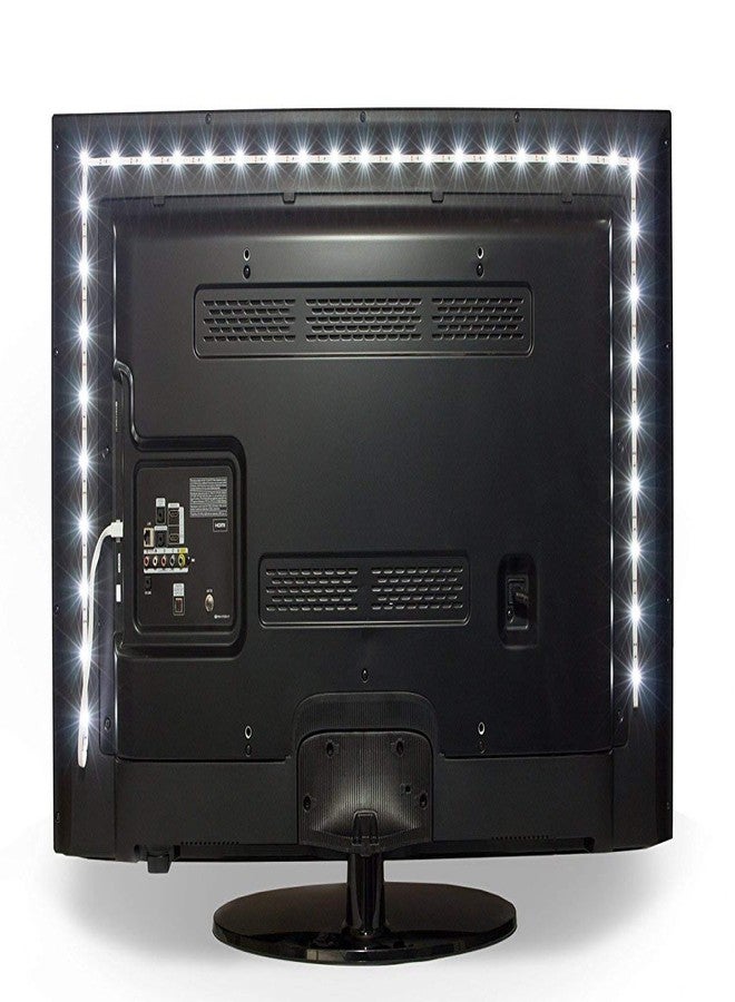 XERGY شريط إضاءة LED مرن متعدد الألوان من نوع XERGY USB 5V 5050 RGB مع وحدة تحكم صغيرة لإضاءة خلفية التلفزيون والكمبيوتر المحمول (5 أمتار لأجهزة التلفزيون 55 بوصة وما فوق) - Image 4
